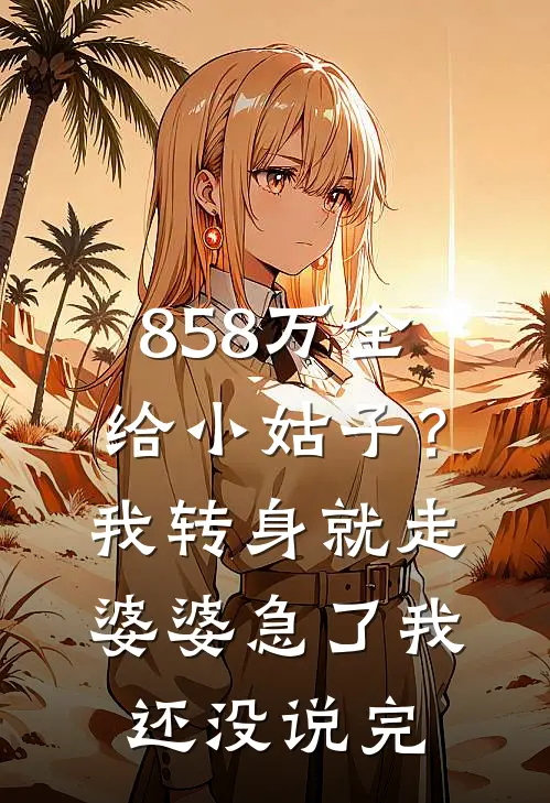858万全给小姑子？我转身就走，婆婆急了：我还没说完