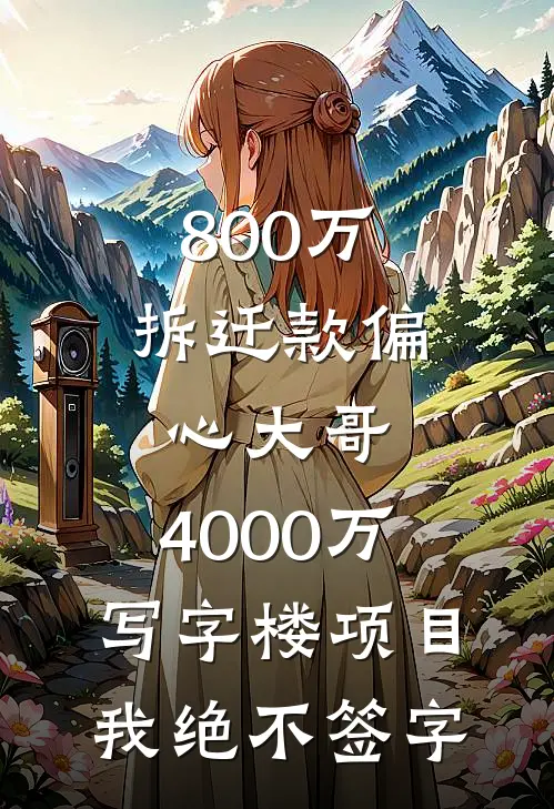 800万拆迁款偏心大哥，4000万写字楼项目，我绝不签字