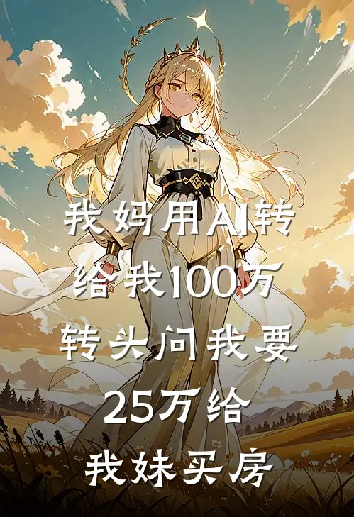 我妈用AI转给我100万，转头问我要25万给我妹买房