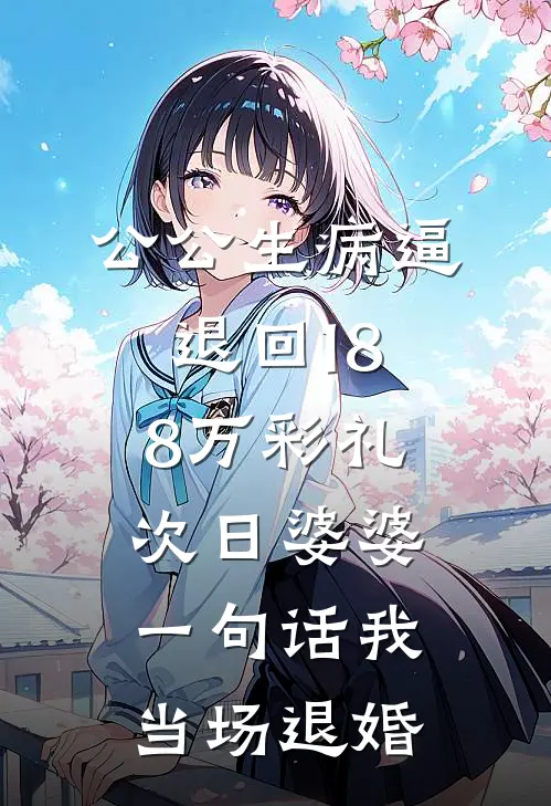 公公生病逼退回18.8万彩礼，次日婆婆一句话我当场退婚