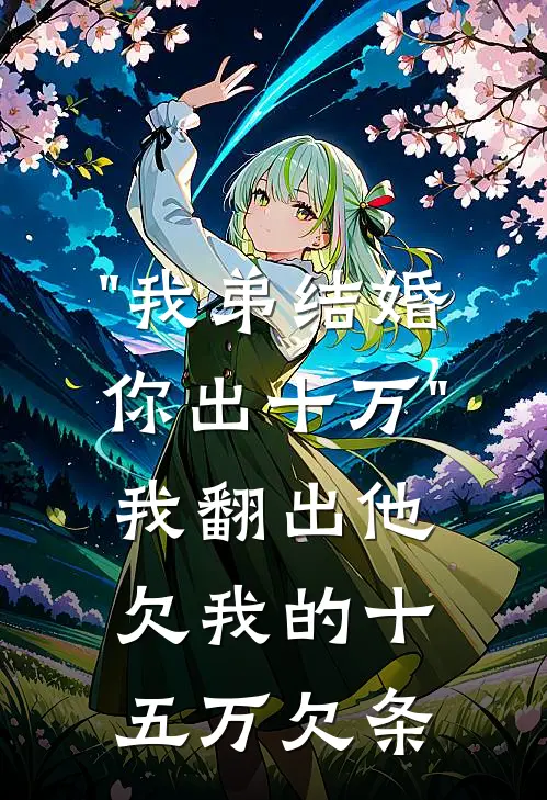 "我弟结婚你出十万"，我翻出他欠我的十五万欠条