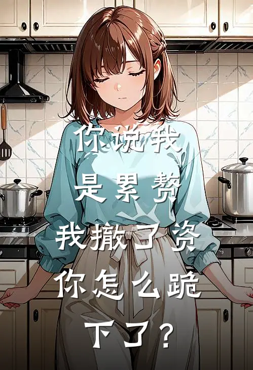 你说我是累赘，我撤了资，你怎么跪下了？