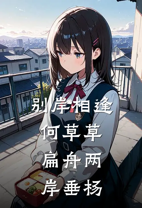 别岸相逢何草草，扁舟两岸垂杨