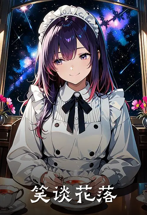 笑谈花落