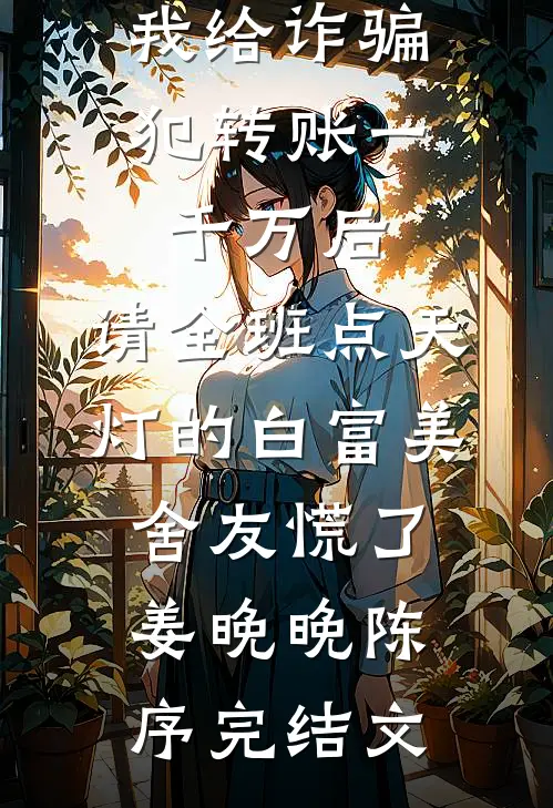 我给诈骗犯转账一千万后，请全班点天灯的白富美舍友慌了姜晚晚陈序完结文