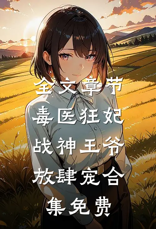 全文章节毒医狂妃,战神王爷放肆宠合集免费