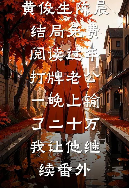 黄俊生陈晨结局免费阅读过年打牌老公一晚上输了二十万，我让他继续番外