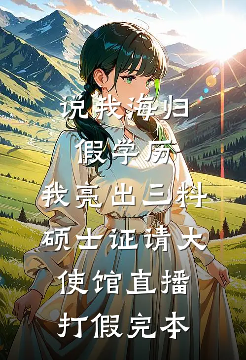 说我海归假学历，我亮出三料硕士证请大使馆直播打假完本