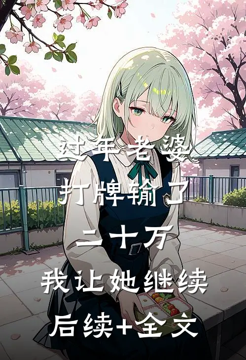 过年老婆打牌输了二十万，我让她继续后续+全文