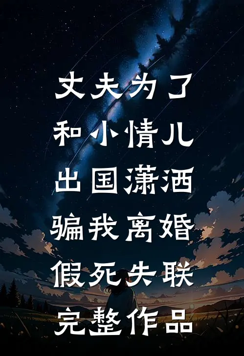 丈夫为了和小情儿出国潇洒，骗我离婚假死失联完整作品