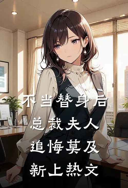 不当替身后，总裁夫人追悔莫及新上热文