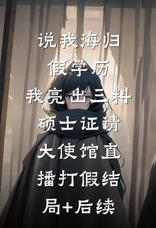 说我海归假学历，我亮出三料硕士证请大使馆直播打假结局+后续