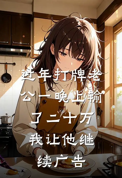 过年打牌老公一晚上输了二十万，我让他继续广告