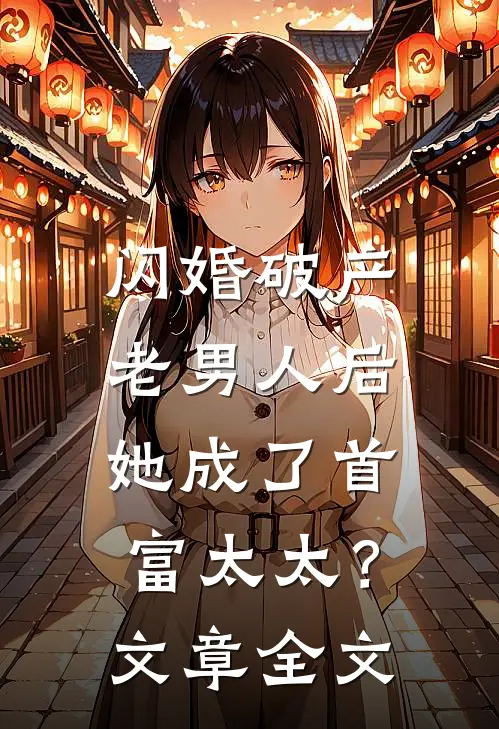闪婚破产老男人后，她成了首富太太？文章全文