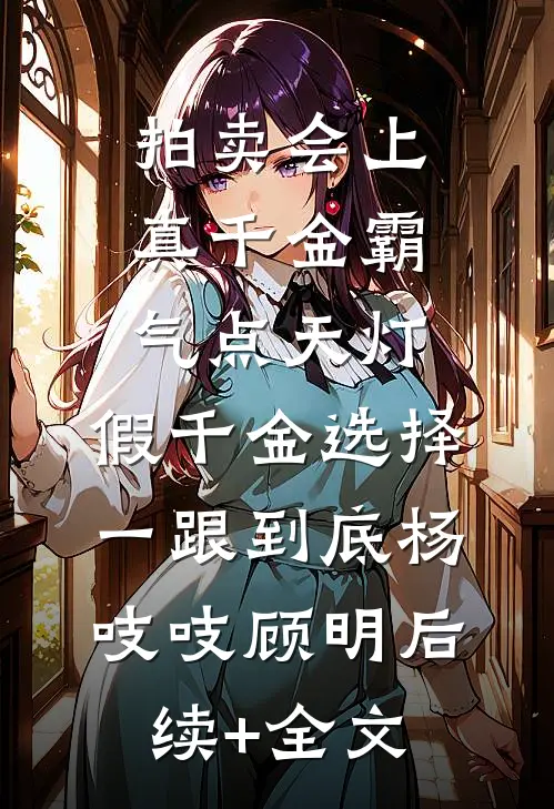 拍卖会上真千金霸气点天灯，假千金选择一跟到底杨吱吱顾明后续+全文