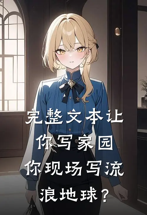 完整文本让你写家园，你现场写流浪地球？