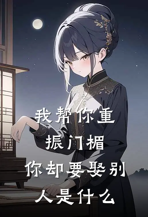 我帮你重振门楣，你却要娶别人是什么