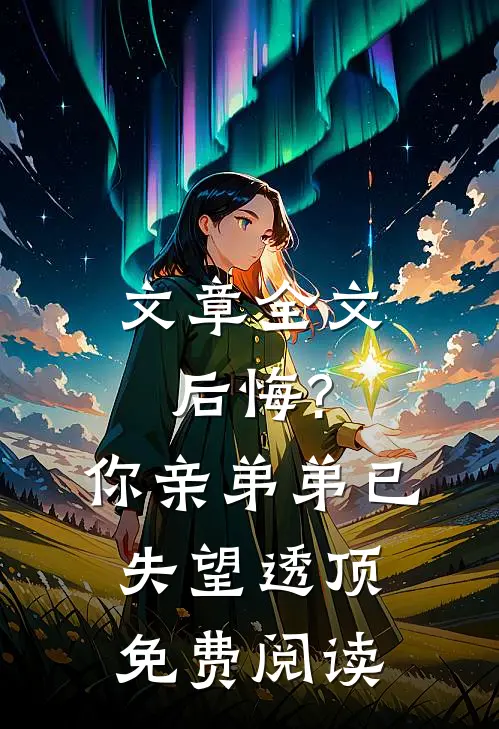 文章全文后悔?你亲弟弟已失望透顶免费阅读