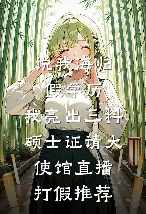 说我海归假学历，我亮出三料硕士证请大使馆直播打假推荐