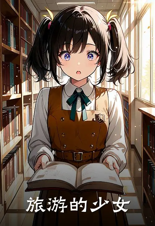 旅游的少女