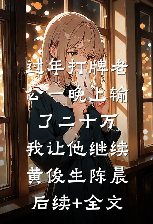 过年打牌老公一晚上输了二十万，我让他继续黄俊生陈晨后续+全文