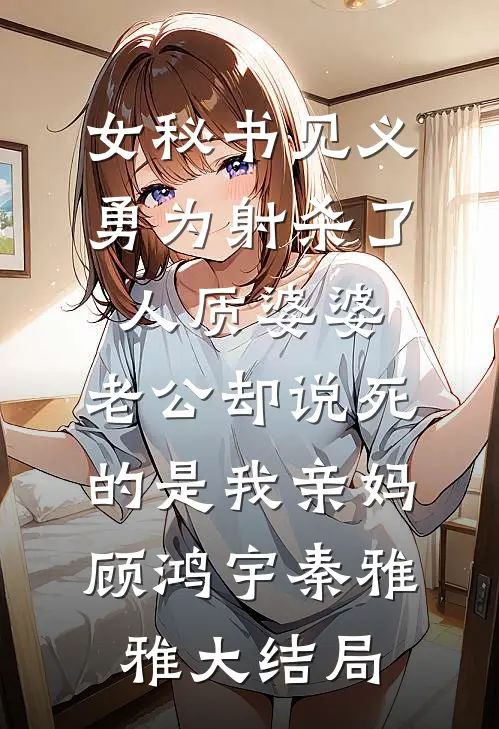 女秘书见义勇为射杀了人质婆婆，老公却说死的是我亲妈顾鸿宇秦雅雅大结局