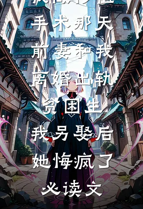 我做移植手术那天，前妻和我离婚出轨贫困生，我另娶后她悔疯了必读文